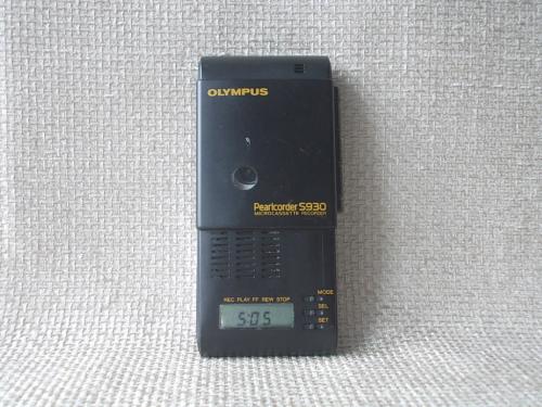 №319 Диктофон OLYMPUS Pearlcorder S930 Олимпус Япония с родной кассетой в рабочем состоянии