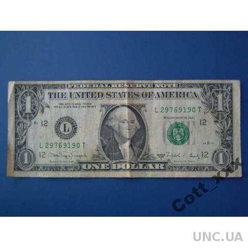 1 доллар 1988 г. (а) /L/ Калифорния- Сан Франциско