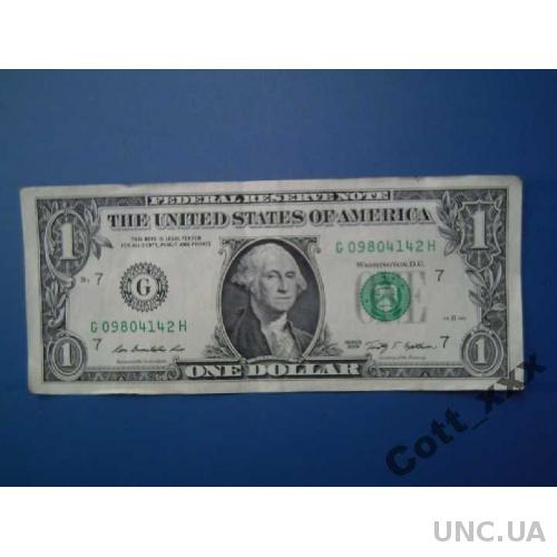 1 доллар 2009 г./ G / - Чикаго - Иллинойс