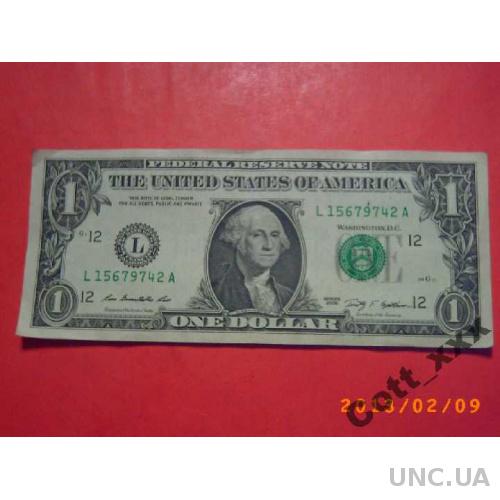 1 доллар 2009 г./ L / Калифорния - Сан-Франциско