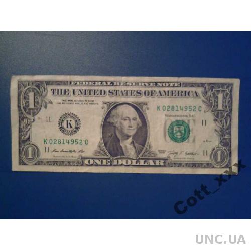1 доллар 2009 г. США - Даллас- штат Техас /К/