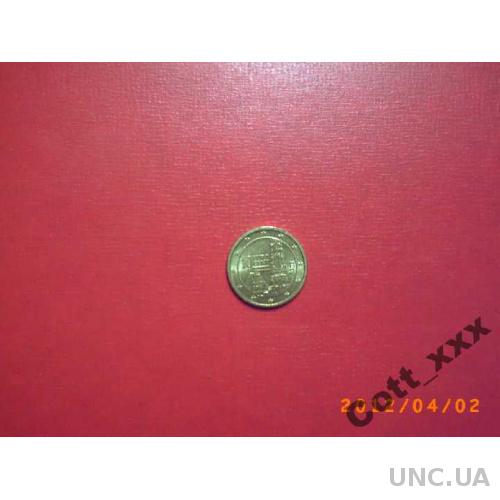 10 евро центов 2002г. АВСТРИЯ