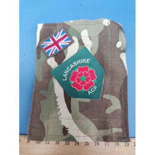 Англия - нарукавный шеврон - липучка - Б/У .