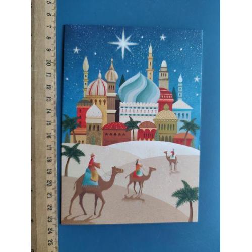 Англия - открытка - большая - красивая . Б/У .