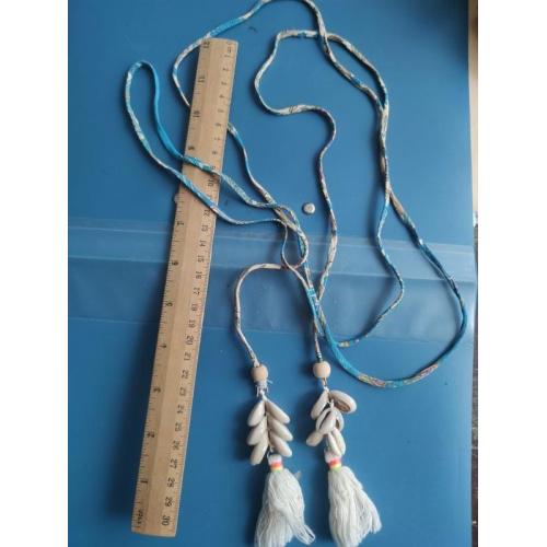 Бижутерия - Европа - Поясок ? - длинный - ракушки - Б/У .