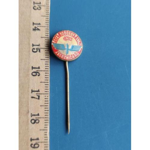 Чехословакия - Значок - игла - лакировка - тяж.мет. Б/У .