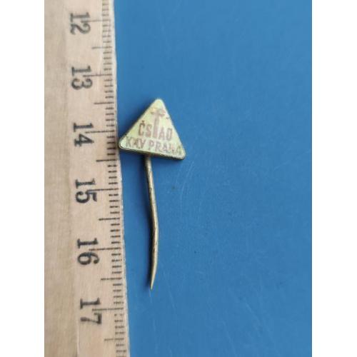 Чехословакия - Значок - игла - лакировка - тяж.мет. Б/У .