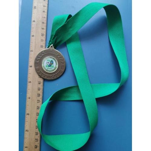 Европа - Медаль - Спорт - Футбол - муаровая лента . Б/У .