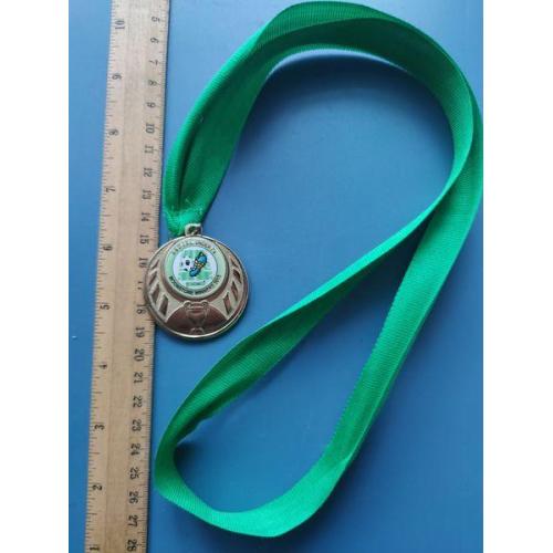 Европа - Медаль - Спорт - Футбол - муаровая лента . Б/У .
