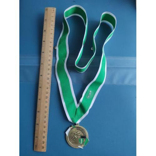 Европа - Медаль - Спорт - Магнитится - муаровая лента . Б/У .