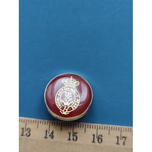 Европа - Пуговица - Геральдика - лакировка - Б/У .