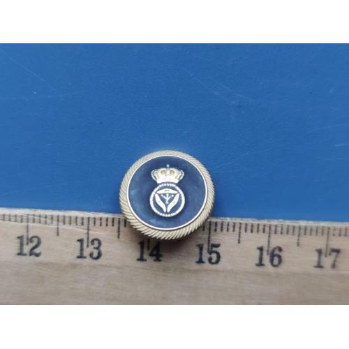 Европа - Пуговица - Геральдика - Тяж . Мет . - Б/У .