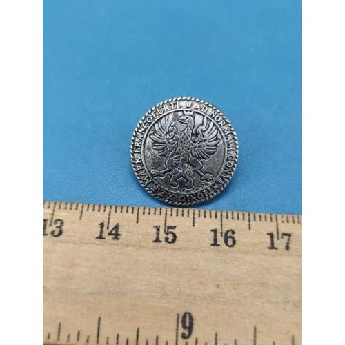 Европа - Пуговица - Геральдика - Тяж . Мет . - Б/У .