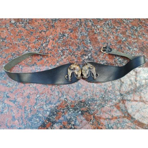 Европа - Ремень - фирма - Тяж . Мет . - камушки - есть потеря - Б/У . ВСЕ по фото .