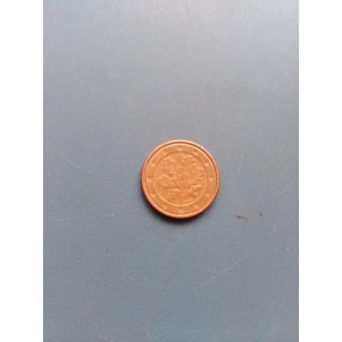 Германия - 1 евро цент 2002 года . Монетный Двор буква ( А ) - Б/У .