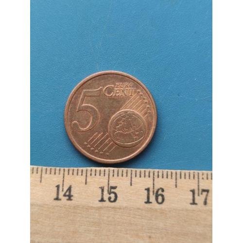 Германия - 5 евро цент 2002 года . Монетный Двор буква ( J ) - Б/У .