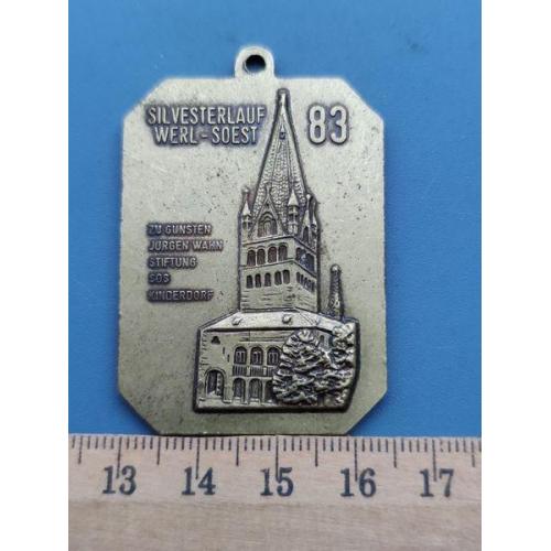 Германия - Медаль - 1983 год - Тяж . Мет . - Б/У .