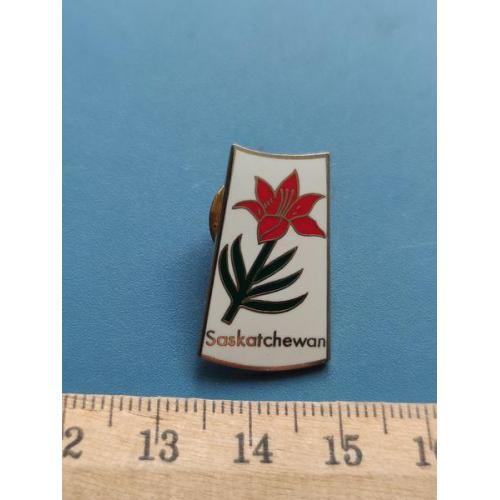 Канада - Значок - Клипса - Тяж . Мет . - Эмали - Б/У .