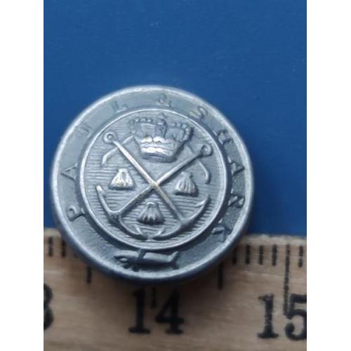 Пуговица - ВМФ - ЯКОРЬ - не магнитится - диаметр 15 мм . - Б/У . RR .