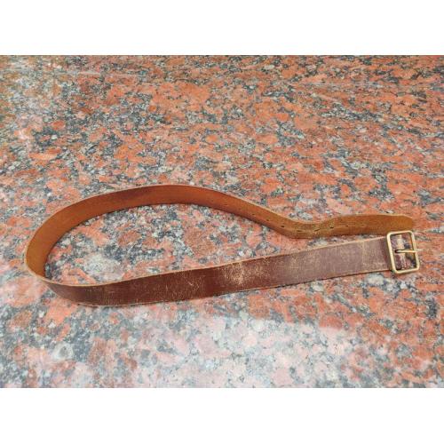 Ремень - пояс - старый - кожа - клеймо - Европа - Б/У .