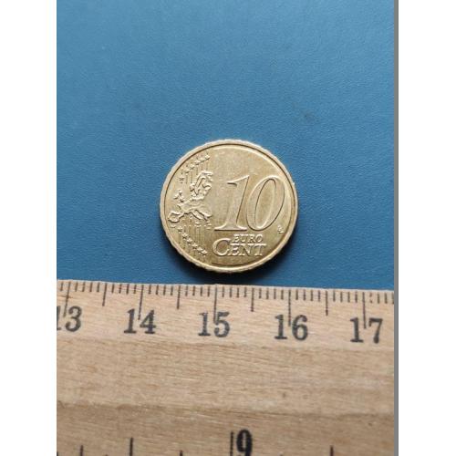 Словакия - 10 евроценты 2023 года - Б/У . Состояние .