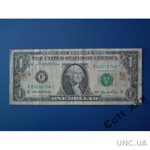 США - 1 доллар 2006 г /F/ - Джорджия - Атланта