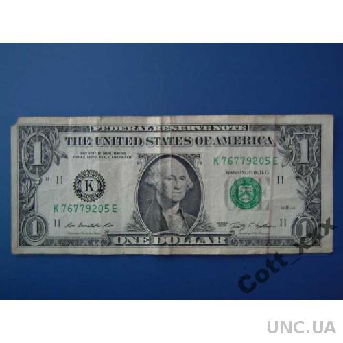 США - 1 доллар 2009 г. /К/ - Даллас- штат Техас