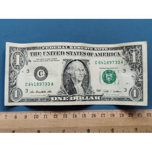 США - 1 доллар 2009 года - Монетный двор буква ( С ) - Филадельфия - Пенсильвания . Б/У .