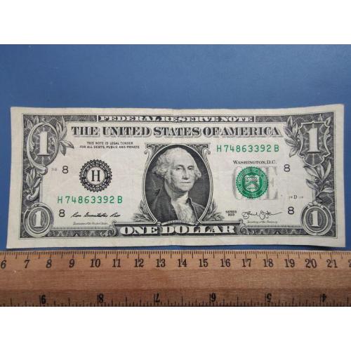 США - 1 доллар 2013 год - Монетный двор буква ( Н ) - Сент-Луис - Миссури . Б/У . НЕ частые .