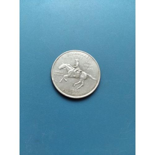 США - 25 центов 1999 год - Монетный Двор , буква ( D ). Б/У .