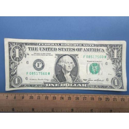 США - Один доллар 1985 года - Монетный двор , буква ( F ) - Атланта - Джорджия . Б/У .