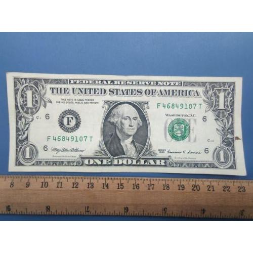 США - Один доллар 1999 года - Монетный двор , буква ( F ) - Атланта - Джорджия . Б/У .
