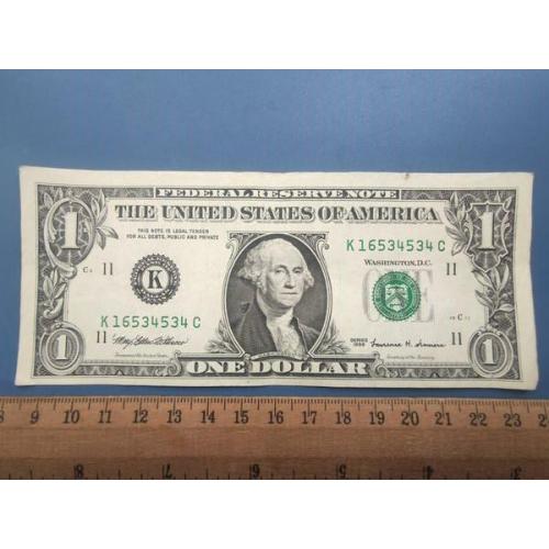 США - Один доллар 1999 года - Монетный Двор , буква ( К ) - Даллас - Техас . Б/У .