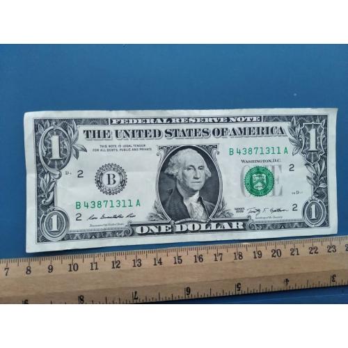 США - один доллар 2009 года - Монетный двор буква ( В ) - Нью-Йорк . Б/У .