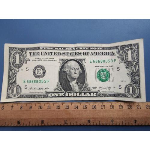 США - Один доллар 2013 года ( Е ) - Ричмонд , Верджиния - Б/У .