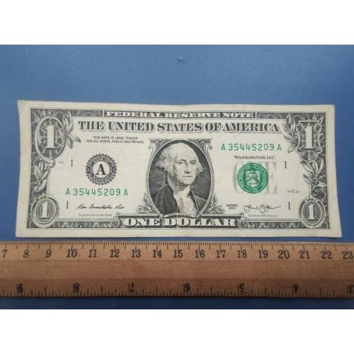 США - один доллар 2013 года - Монетный двор , буква (А) - Бостон , Массачусетт . Б/У .