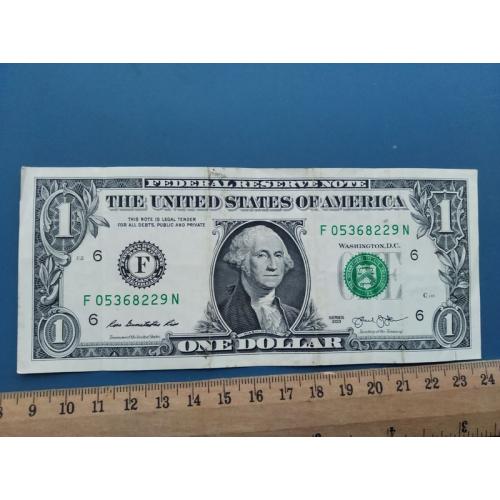 США - Один доллар 2013 года - Монетный двор буква ( F ) - Атланта - Джорджия . Б/У .