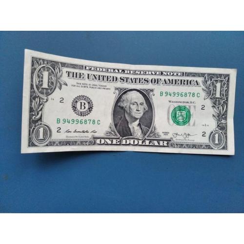 США - Один доллар 2013 года - Монетный двор буква ( В ) - Нью - Йорк . Б/У .