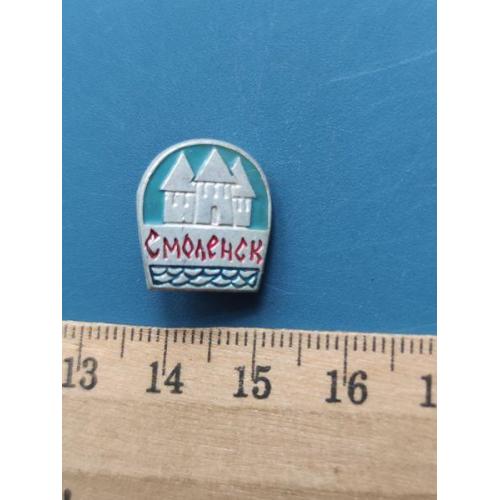 СССР - Значок - " ГОРОДА " - Л/М - Б/У .