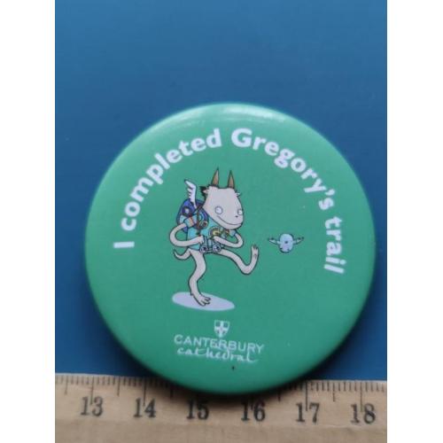 Значок - Европа - большой - Б/У .