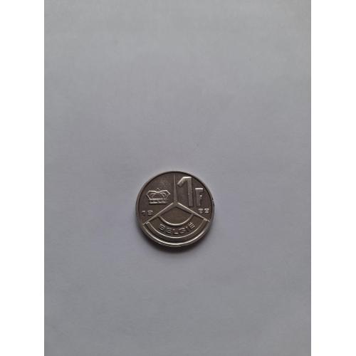 1 франк, 1989 Надпись на голландском - 'BELGIE'