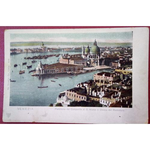 2 старинные итальянские открытки - Венеция