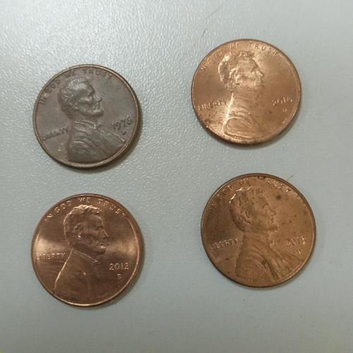 One cent.різні роки