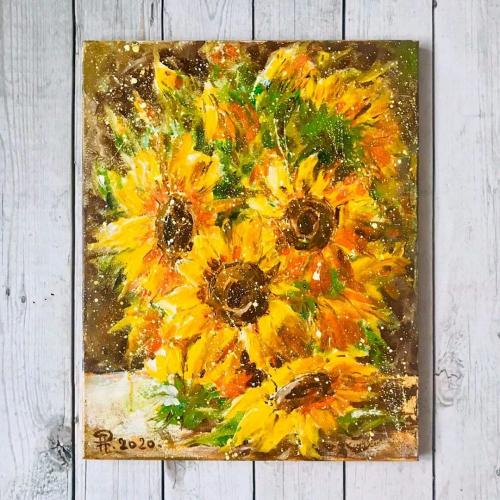 Картина "Літні соняшники" / "Летние подсолнухи"