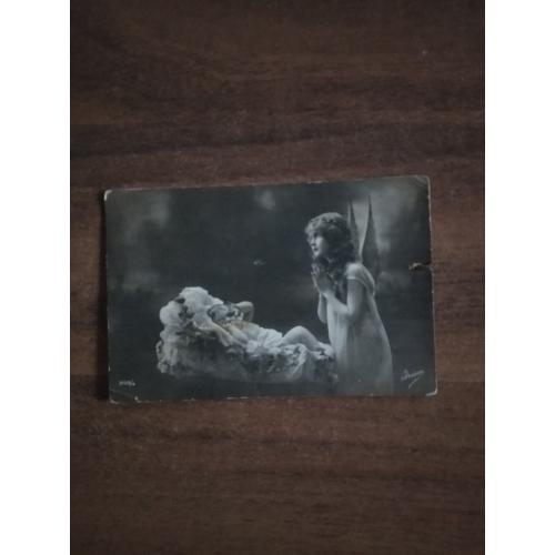 Карточка почтовая Ангел 1917г.