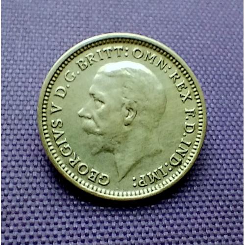 3 пенса 1933 року, Великобританія, срібло