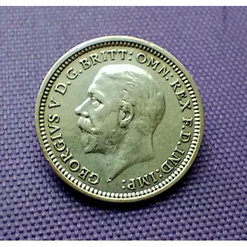 3 пенса 1936 року, Великобританія, срібло