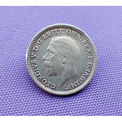 3 пенса 1926 року, Великобританія, срібло