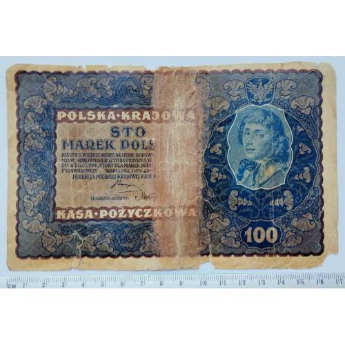 100 марок 1919 року, Польська Крайова