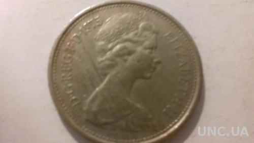 Монета Англия 1975